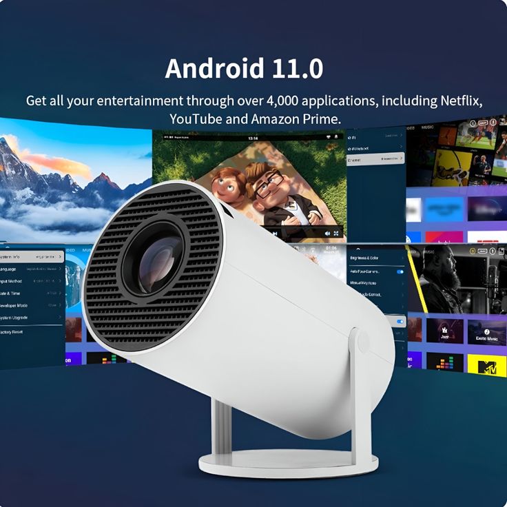 SnapVision Android Portable Projector